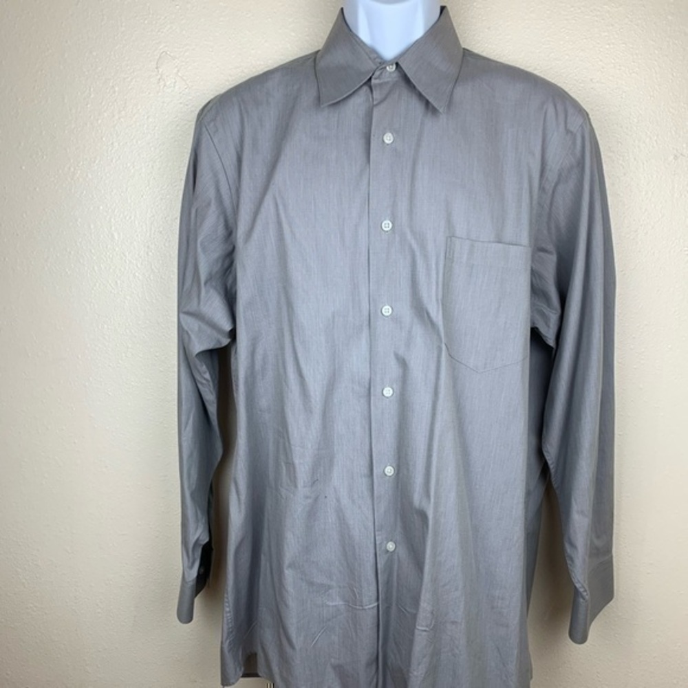 Calvin Klein long slevee button down gray size L